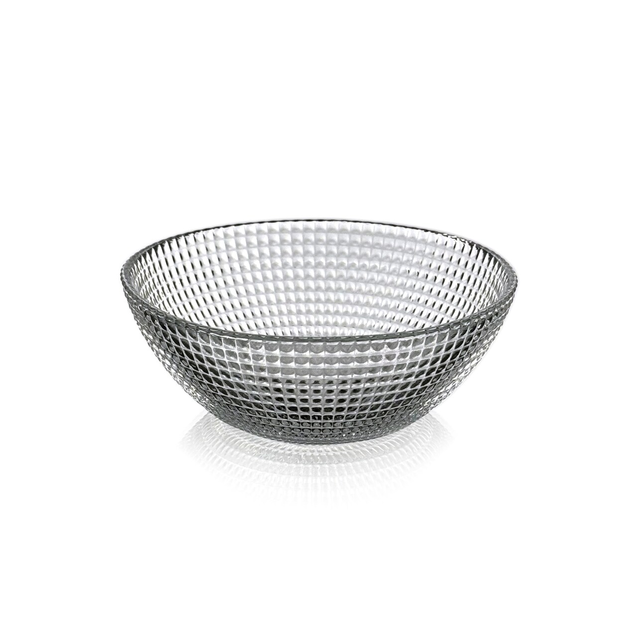 Decorative Lead-Free Glass Bowl Microwave and Dishwasher Safe